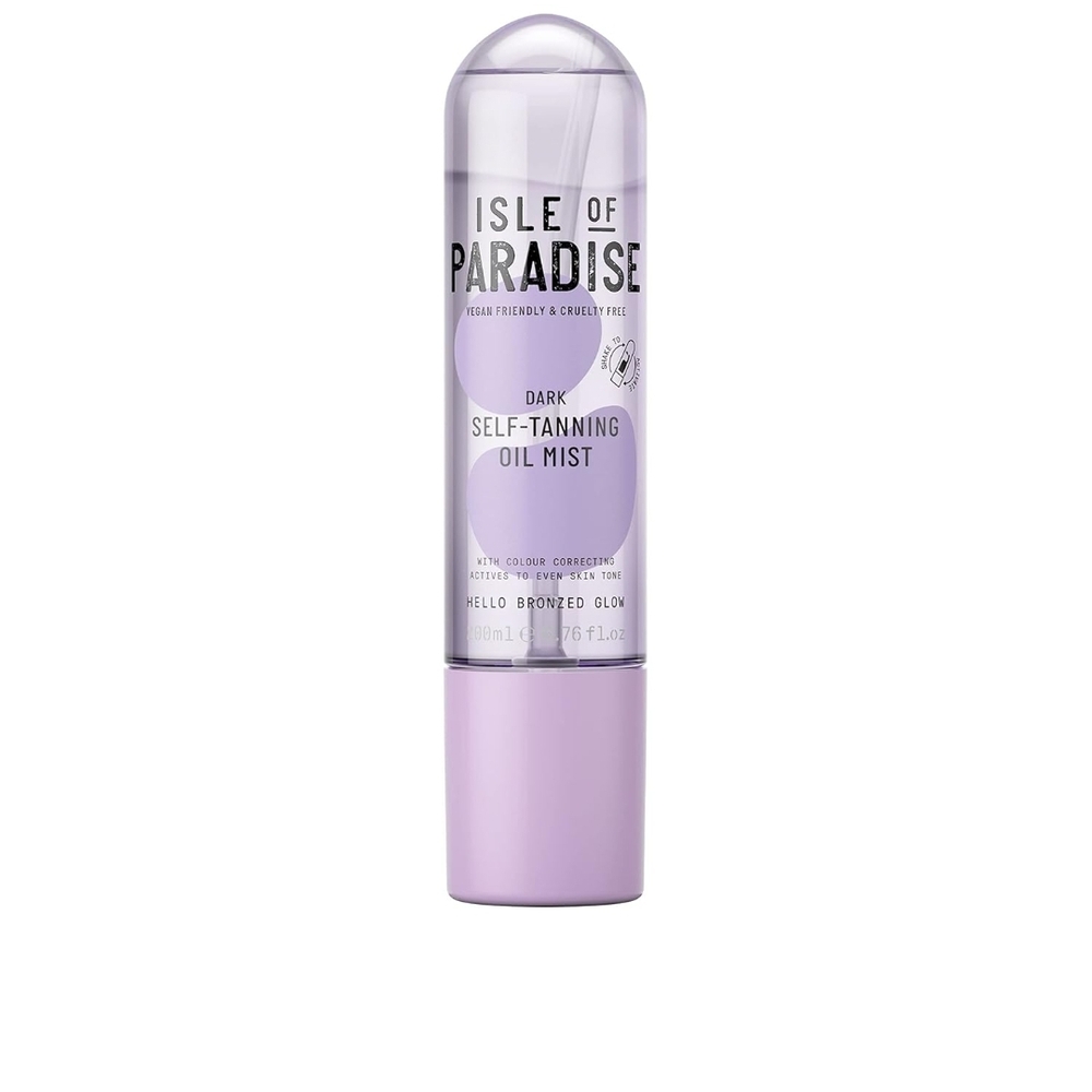 Isle of Paradise Dark Self-Tanning Oil Mist - Purple